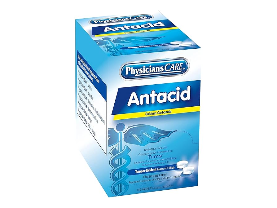 PhysiciansCare Antacid, 2/pk, 125pk/bx  (DROP SHIP ONLY - $150 Minimum Order)
