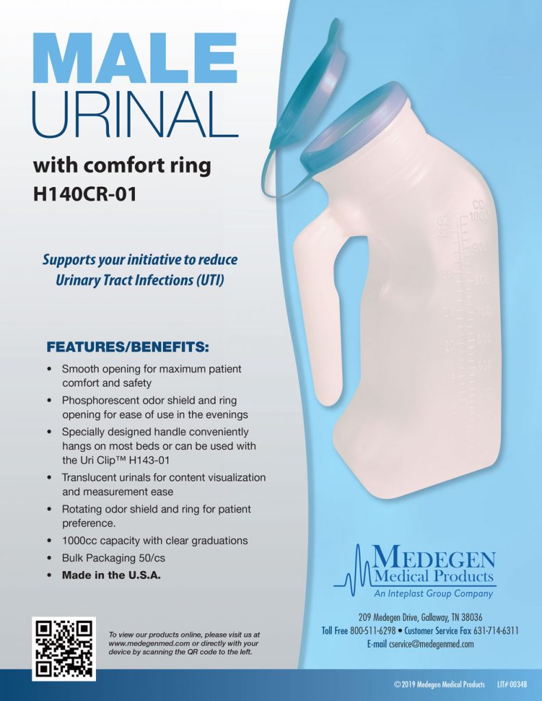 Uri-Clip, Urinal Holder, 48/cs