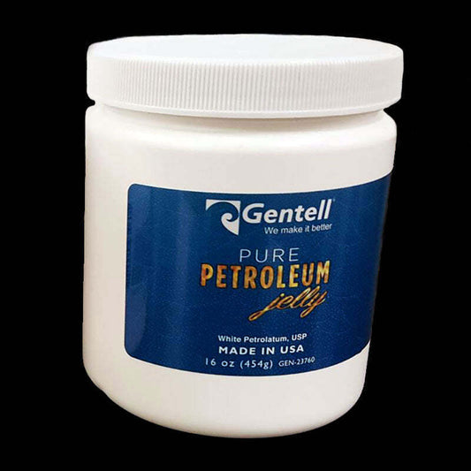 Pure Petroleum Jelly, 13 oz, Jar, White Petrolatum USP, 12/cs