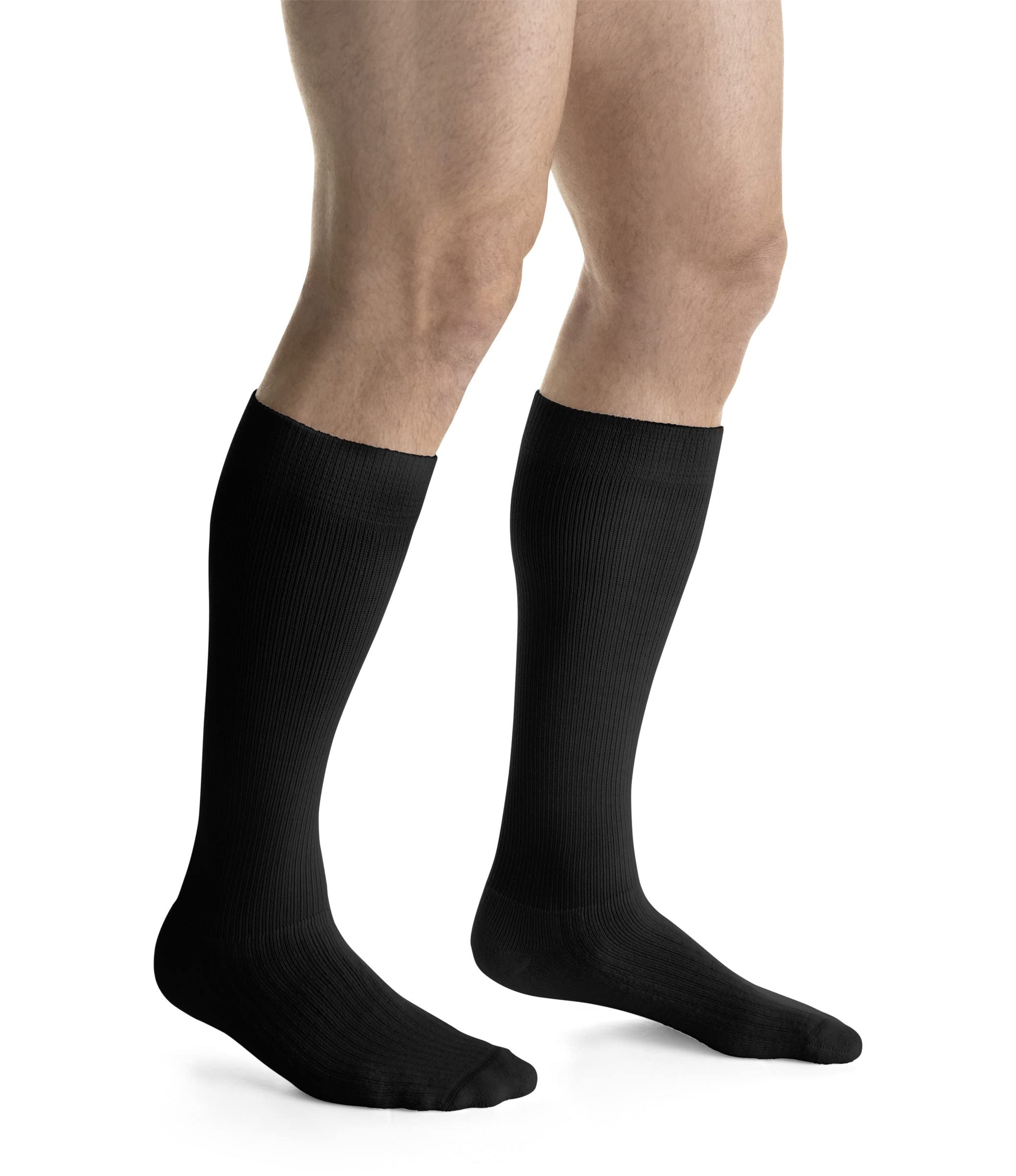 Compression Sock, Knee High, 30-40 mmHG, Closed Toe, Cool Black, Large, Full Calf (Continental US Only)