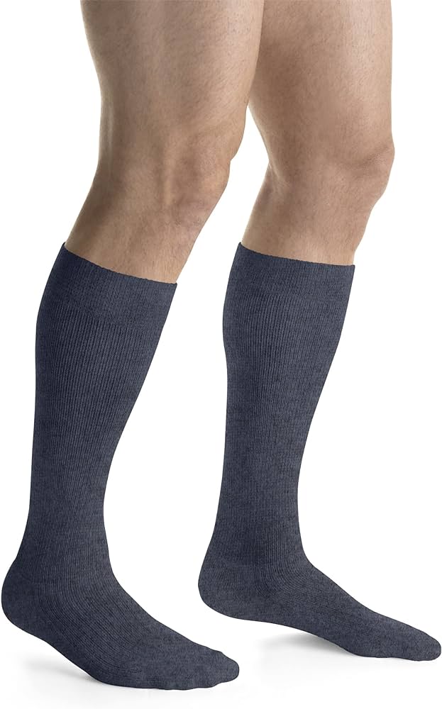 Compression Sock, Knee High, 20-30 mmHG, Closed Toe, Denim Blue, X-Large, 1/pr (Continental US Only)