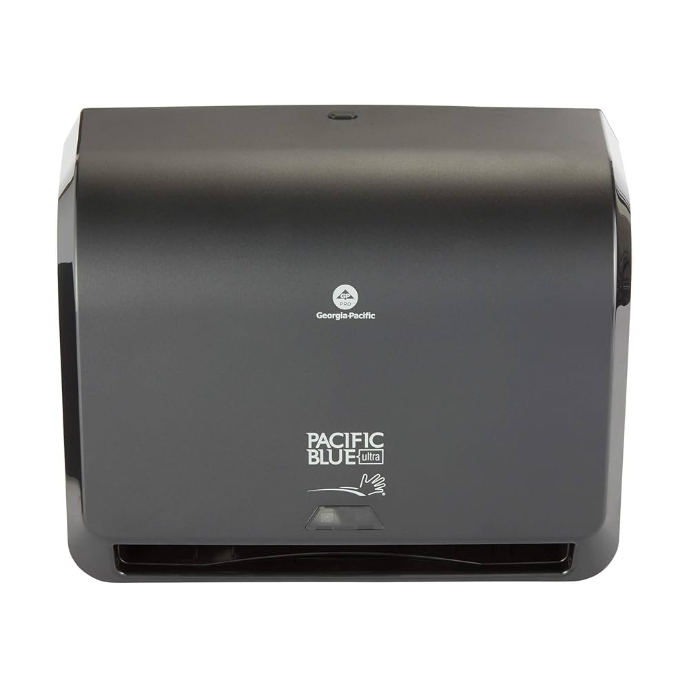 Pacific Blue Ultra 9" Mini Paper Towel Dispenser, Automated, Black, 14.1 W x 6.5 D x 11.1 H (DROP SHIP ONLY)