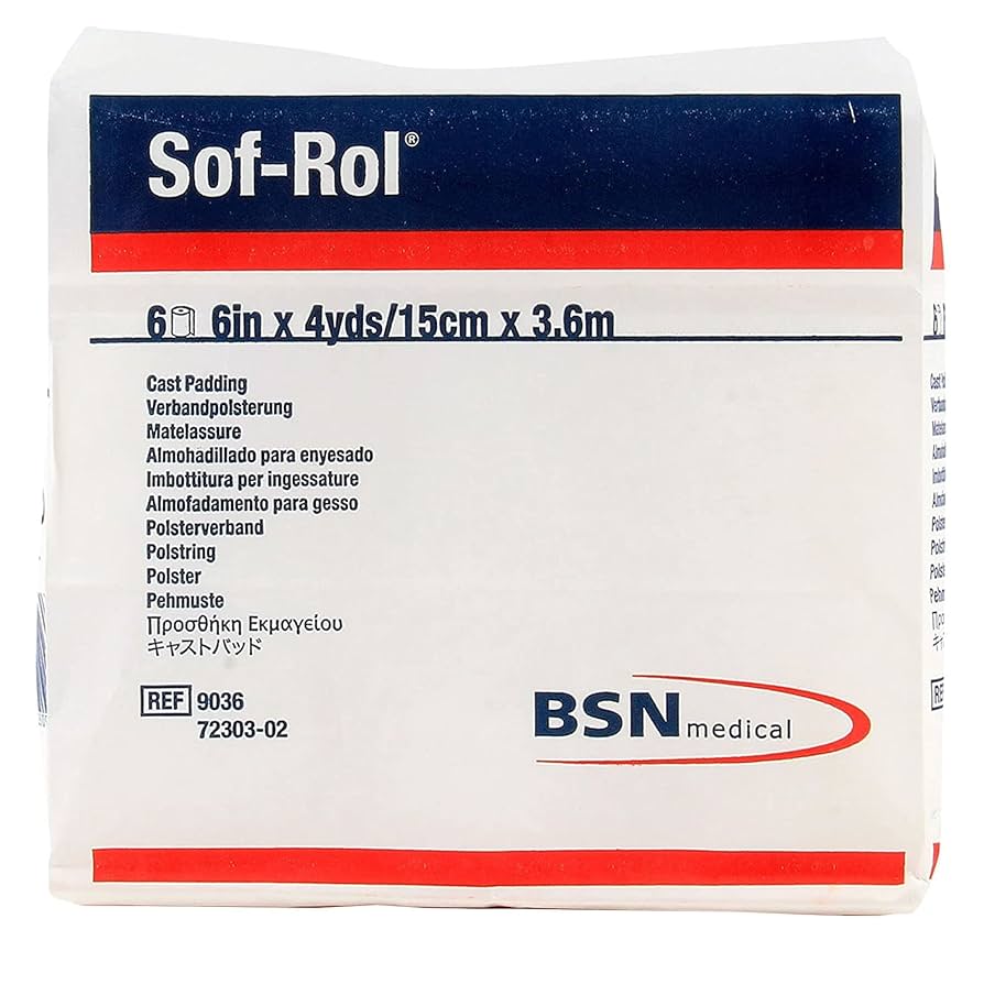Sof-Rol Cast Padding Undercast, 6" x 4yd, Rayon, NonSterile, 36rl/cs (Continental US Only)