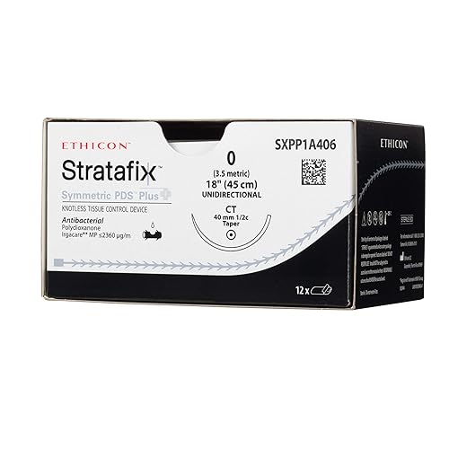 STRATAFIX Symmetric PDS Plus Suture, Size 0, Violet, CT, 45 cm, 12/bx (Continental US Only)