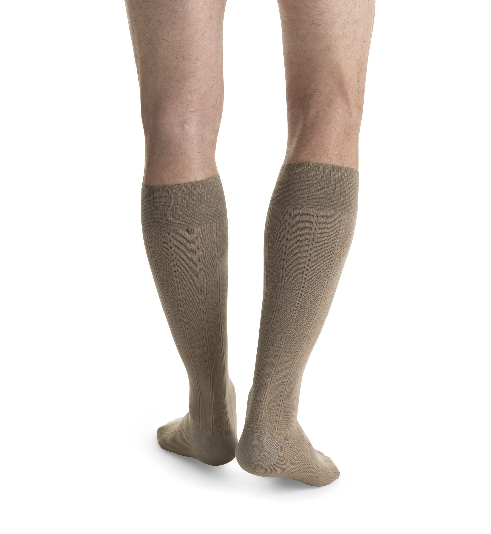 Sock, Knee High, 15-20 mmHG, Closed Toe, Khaki, Large (Continental US Only)