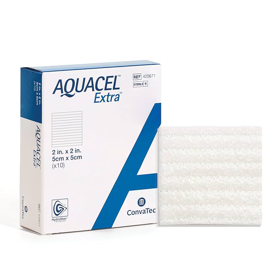 Hydrofiber Dressing, 2" x 2", 10/bx (Continental US Only)