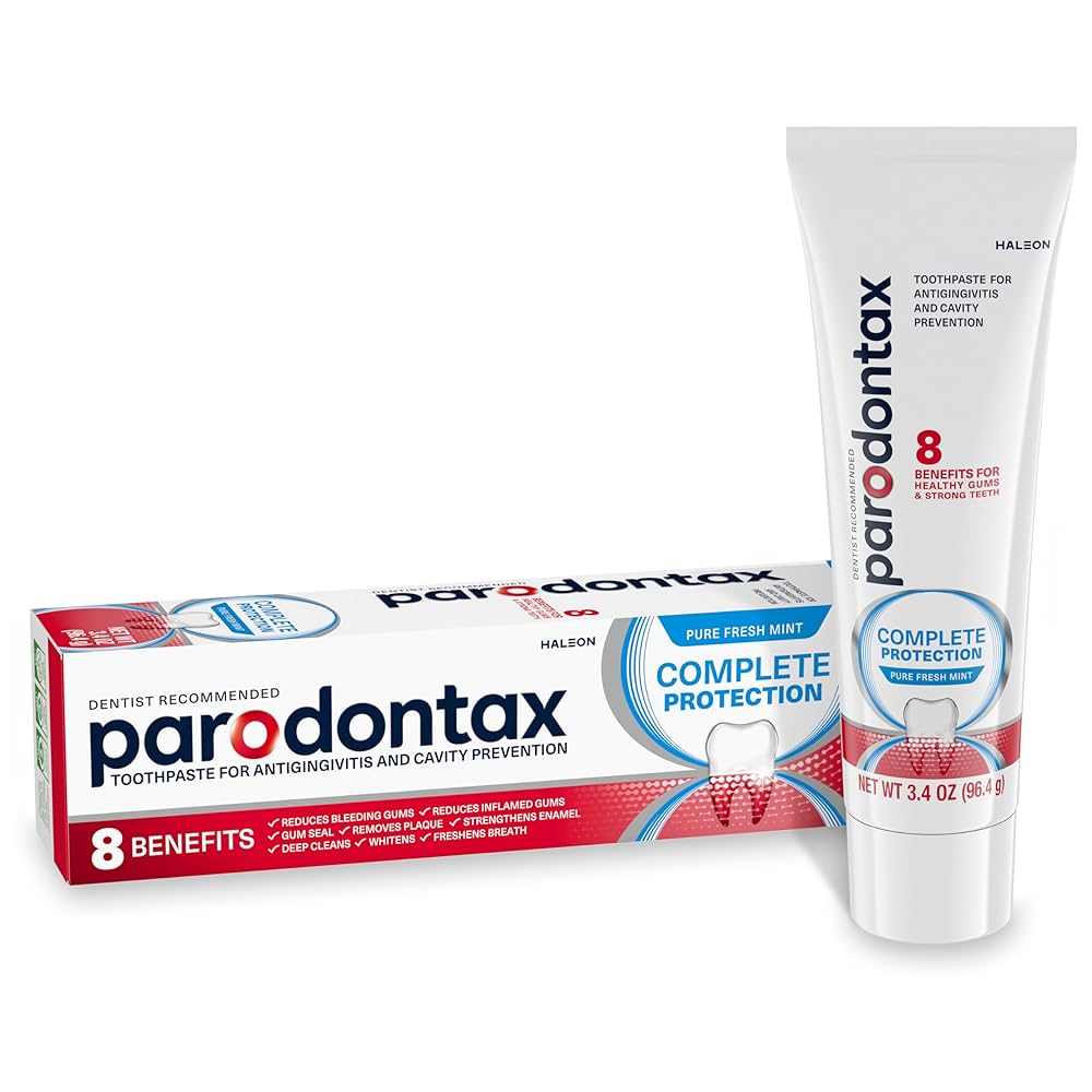 Parodontax Complete Protection Toothpaste, Pure Fresh Mint Flavor, 3.4 oz. Tube, 6/pkg, 2 pkg/cs (12 Tubes Total) (Available for sale in US only) (Products cannot be sold on Amazon.com or any other third Party sites.)