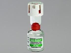 Methylprednisolone Sodium Succinate, USP, Sterile Powder For Injection, 40gm 1mL, ACT-O-VIAL (Rx) (Item is Non-Returnable) (We must have your Wholesale Drug License on File before shipping this product) (US Only, Excluding IN and ND),  25/pk (0009-0039-28)