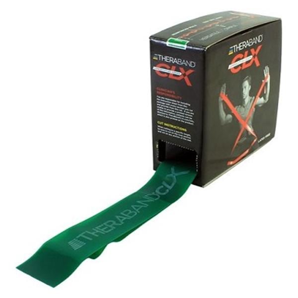 Resistance Band, Consecutive Loops, 25 Yard Dispenser Box, Green/ Heavy, Latex-Free (LF), 6/cs (091310) (US Only) (Part Number Change COMING SOON)