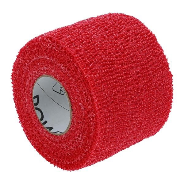 Self-Adherent Wrap, 2" x 6 yds, Red, Latex, 24 rl/cs