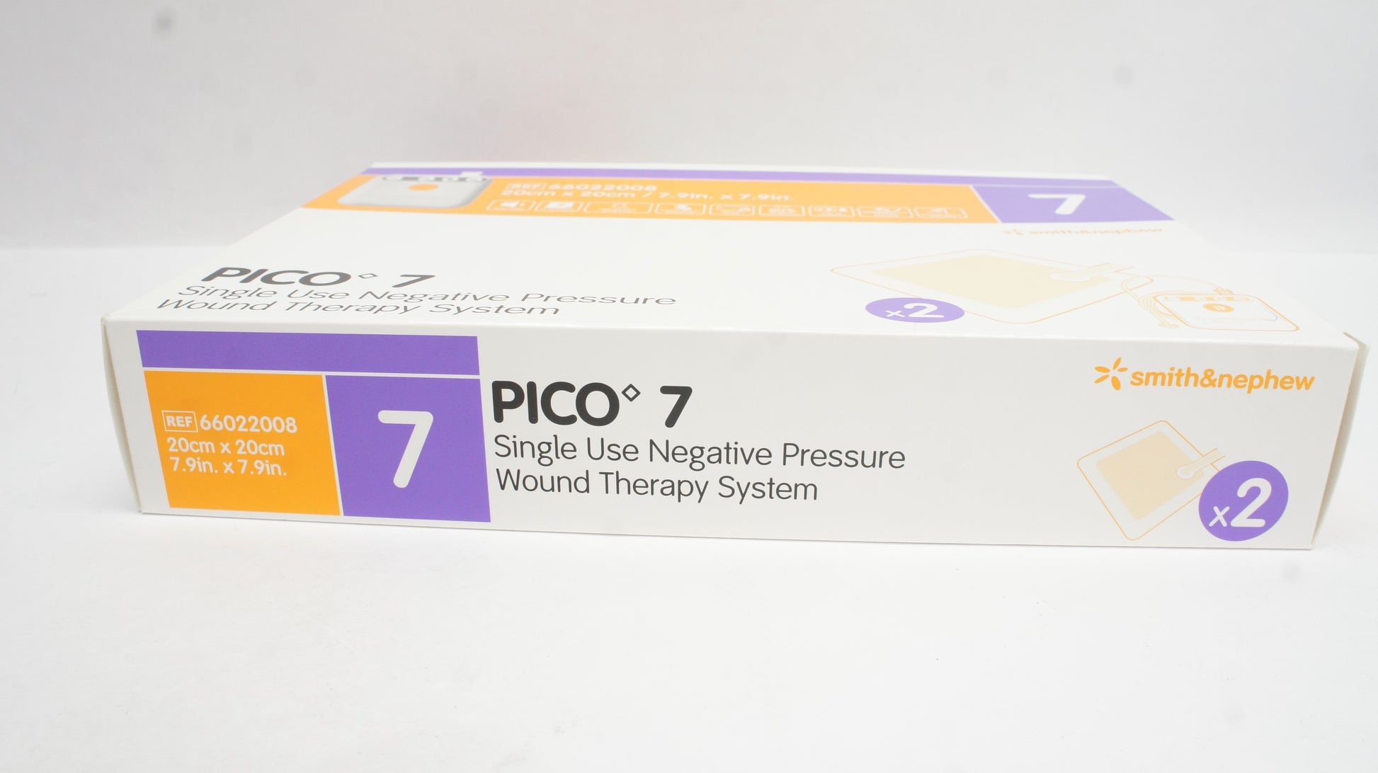 PICO 7, Two Dressing, 20cm x 20cm, 3 bx/cs (US Only)