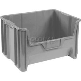 Container, 15.25" x 19 7/8" x 12 7/16", Gray, 3/ctn (DROP SHIP ONLY)