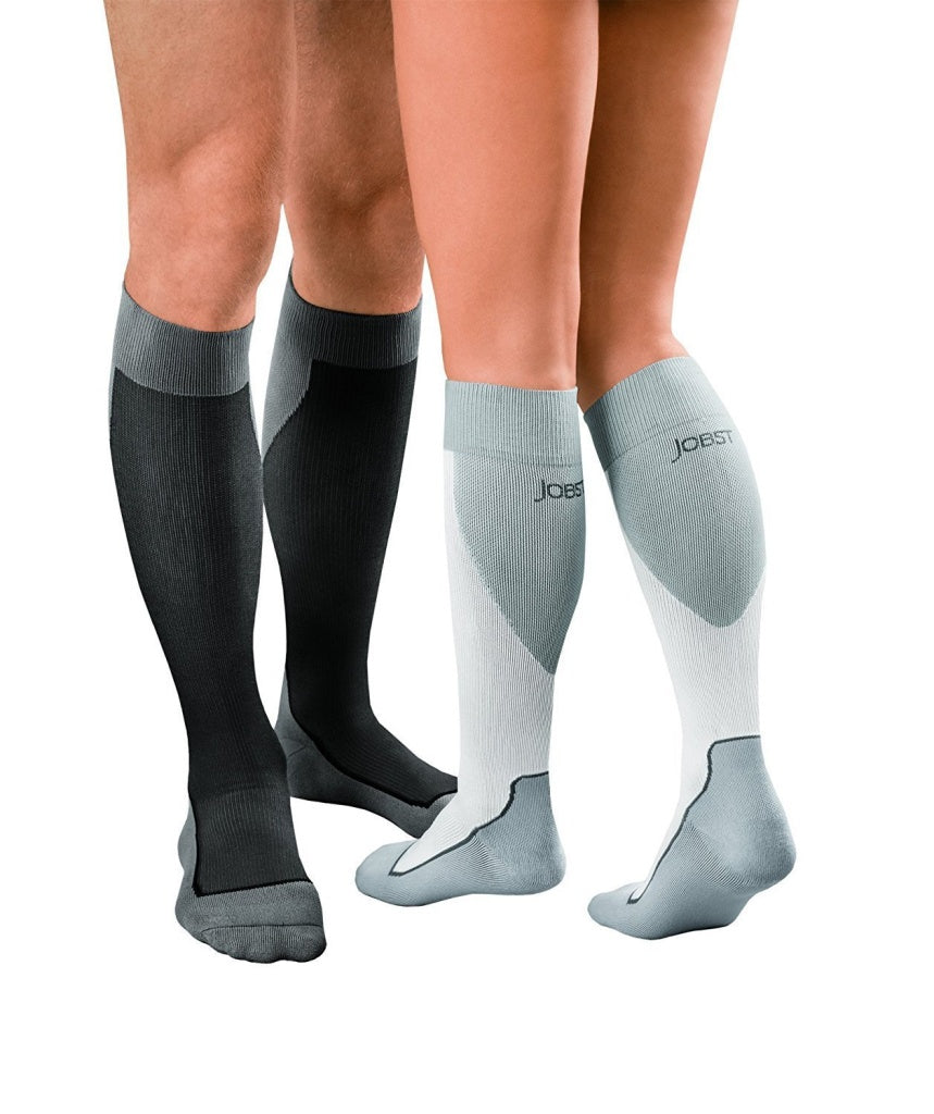 Sock, Knee High, 15-20 mmHG, Closed Toe, Blue/Grey, Small (Continental US Only)