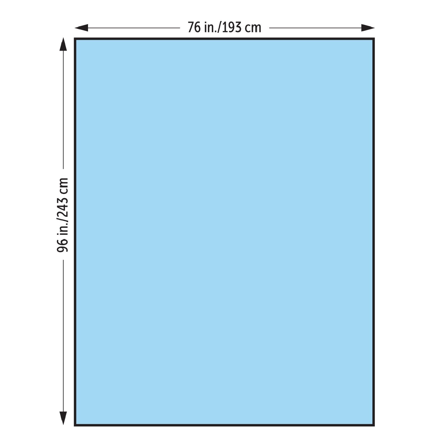 X-Large Drape, 76" x 96", Non-Sterile, 32/cs (US Only)