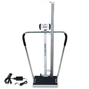 Bariatric Scale, Digital, 600 lb X .2 lb / 270 kg X .1 kg, 18" X 14" Platform, DHR, AC Adapter (DROP SHIP ONLY)