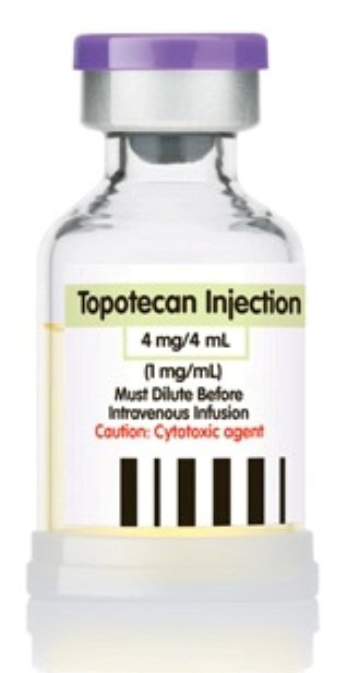 Topotecan Injection, 1 mg/ml, 4 ml Vial, Single Dose, Onco-Tain Glass Fliptop Vial