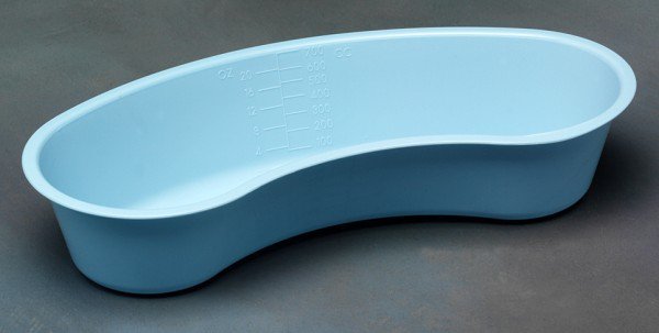 Plastic Emesis Basin, 700C/ML, Latex-Free, Sterile, 30/cs