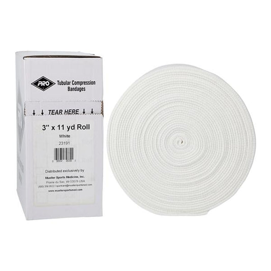 3" White Tubular Compression Bandage (Products are only available for sale in the U.S. Products cannot be sold on Amazon.com or any other 3rd party platform without prior approval by Mueller.)