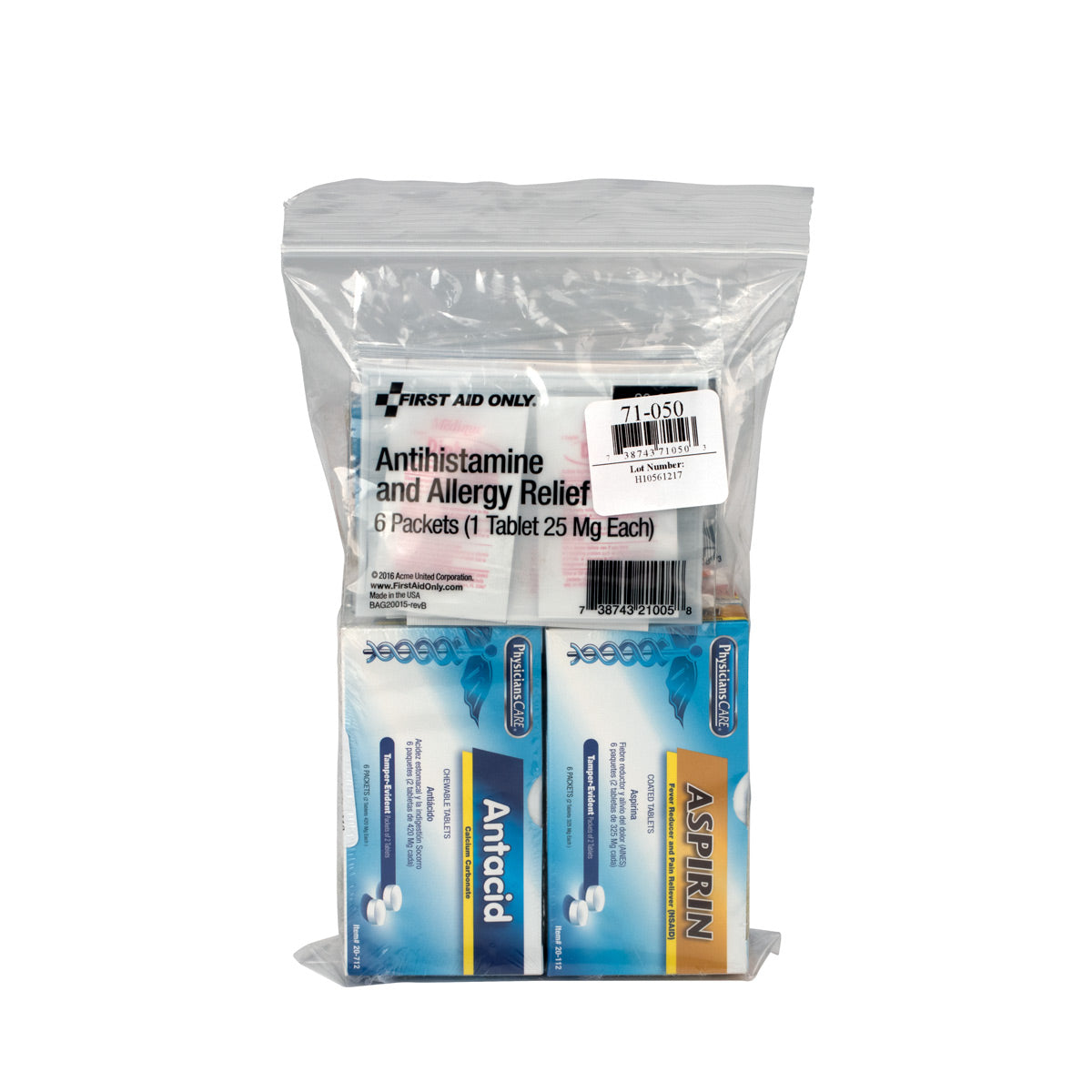 First Aid Triage Pack, Necessary Medications (DROP SHIP ONLY - $150 Minimum Order)