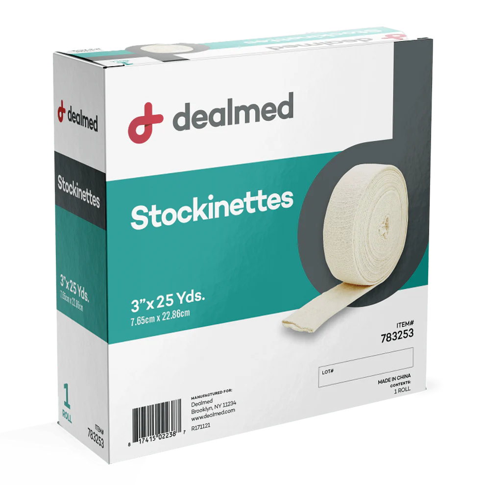 Stockinette HSI 3"x25yd Compression Synthetic White 1/ RL (1125514)