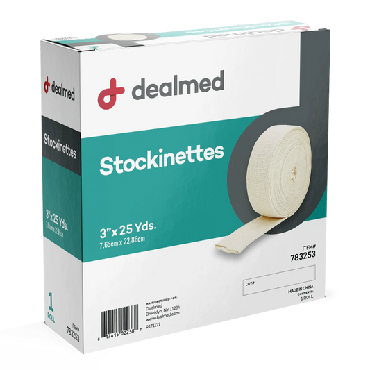 Stockinette HSI 3"x25yd Compression Synthetic White 1/ RL (1125514)