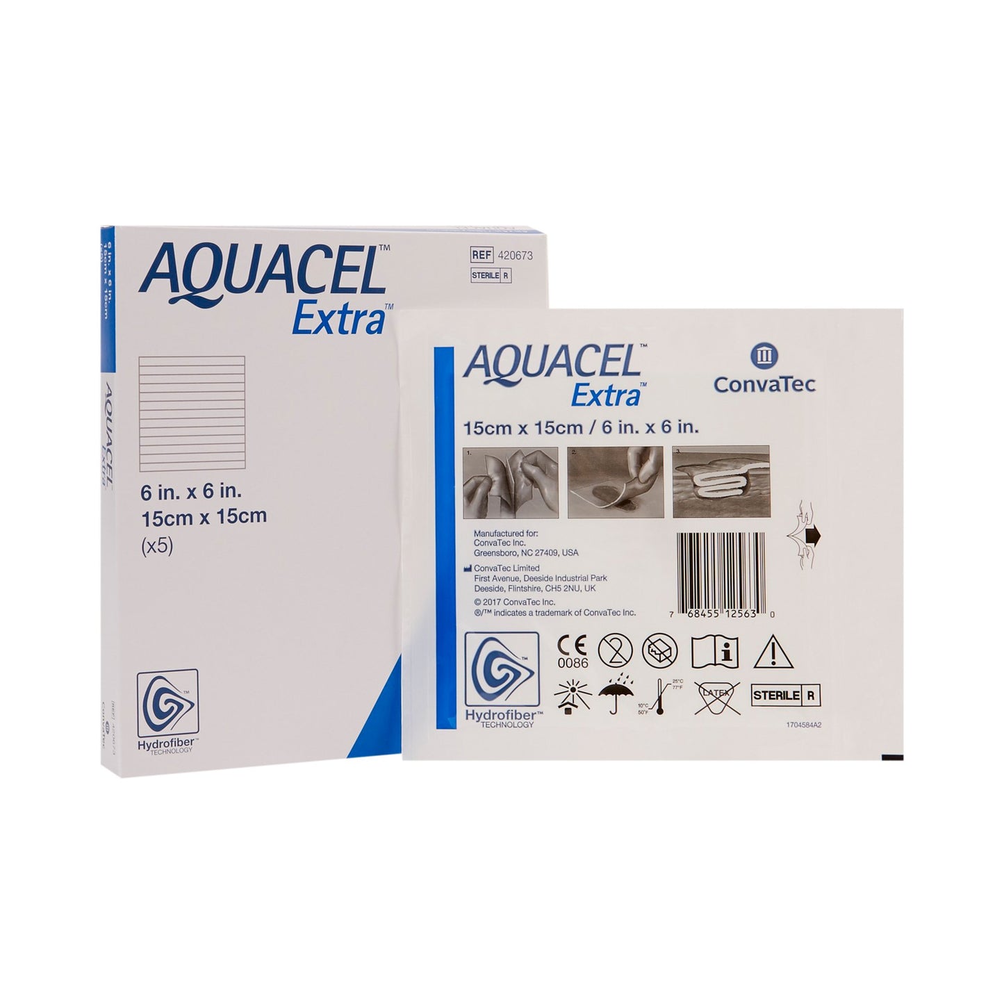Hydrofiber Dressing, 6" x 6", 5/bx (Continental US Only)