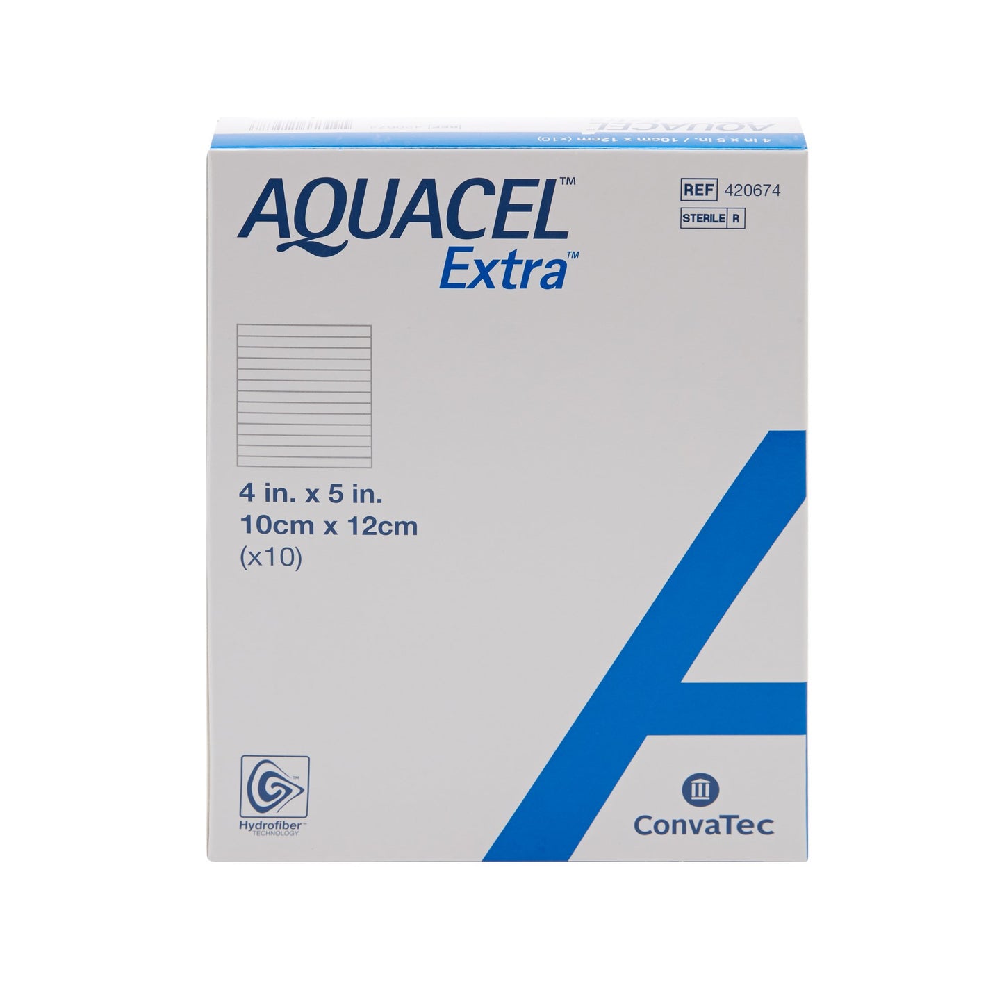 Hydrofiber Dressing, 4" x 5", 10/bx (Continental US Only)