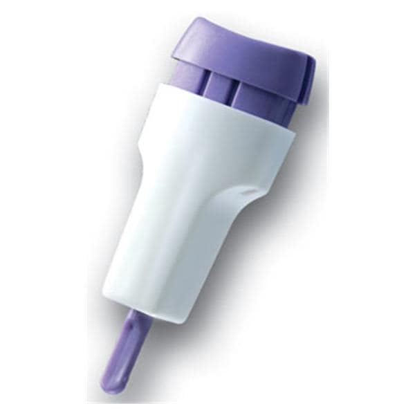 Safety Lancet, Lite, 28G Needle, 1.5mm Depth, Purple, 100/bx