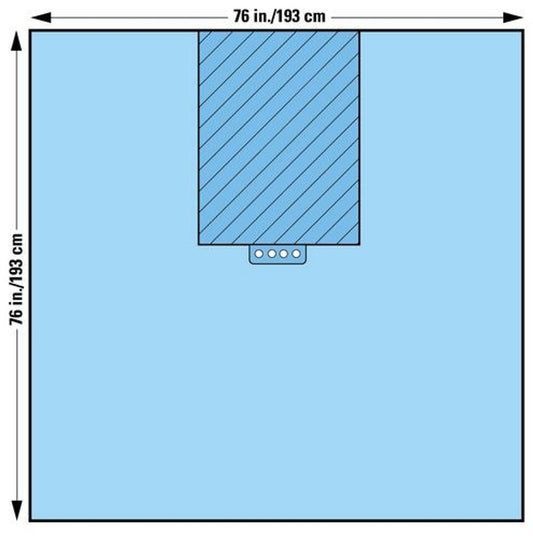 Drape, Full Body, Single Fenestration, Sterile, 20/cs (US Only)