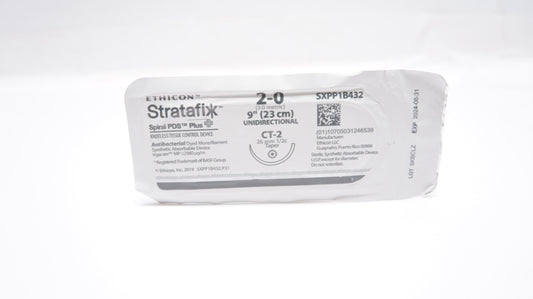2-0 23CM STRATAFIX Spiral PDS Plus, CT-2, 12/bx (Continental US Only)
