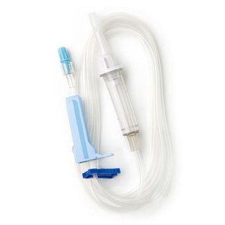 Solution Set, Non-Vented with Male Luer Lock Adapter, 10 drops/ml, 101" Length, Contains DEHP, Nonpyrogenic, Non-Latex, Sterile, 48/cs (Rx) (Continental US Only, Excluding IN, and ND) (Product Access Restricted. Check with your sales rep to verify eligibility)