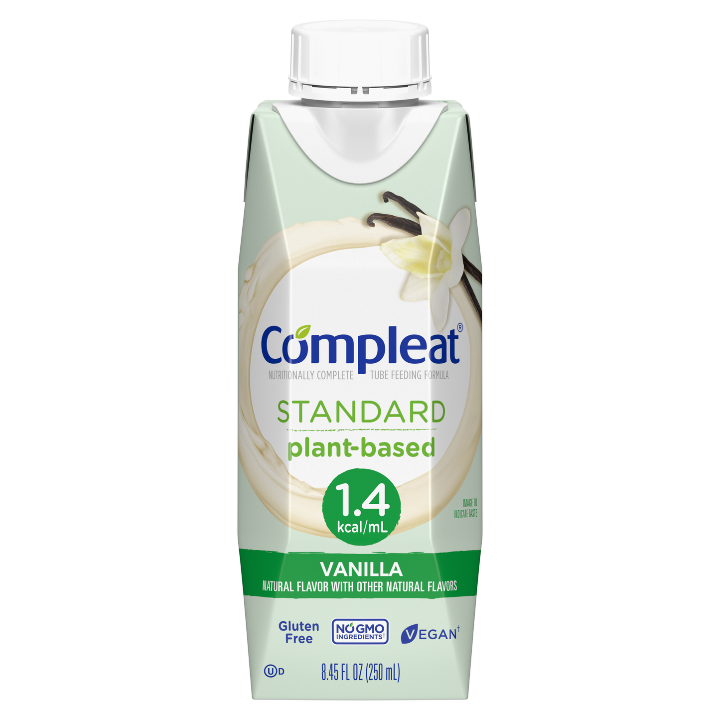 COMPLEAT STANDARD 1.4 Cal Formula, Vanilla, 250 ml Carton, 24/cs (Minimum Expiry Lead is 90 days; Non-Returnable) (Continental US Only) (Nestle products cannot be sold online without Nestle's prior written permission) (Products cannot be sold on Amazon.com or any other 3rd party site)