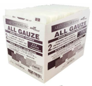 Gauze Sponge, 8" x 4", 12-Ply, Sterile, 10s, 50/pk, 20 pk/cs