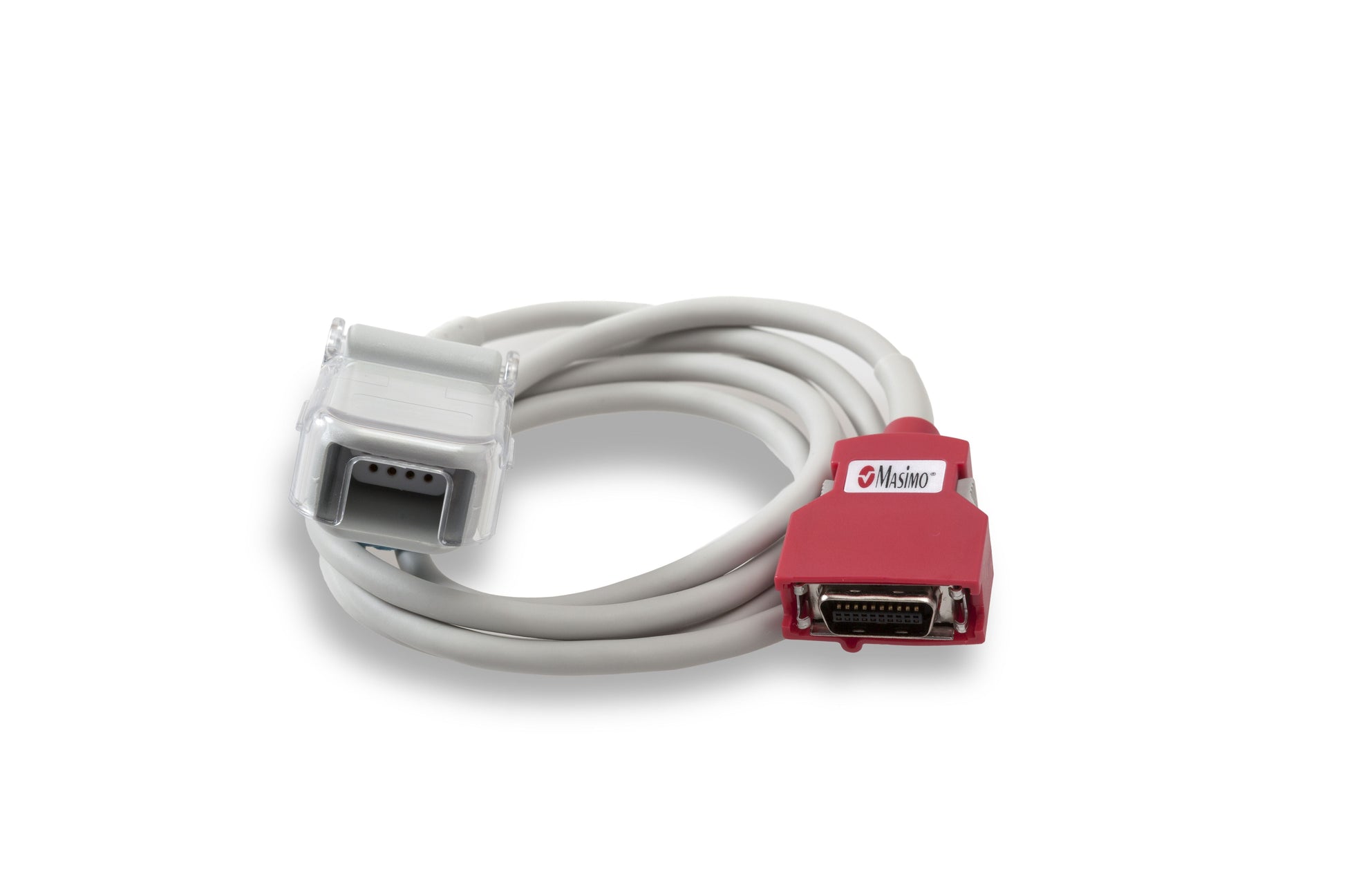 SpO2 MNC Patient Cable, Reusable, Red for Zoll X Series Monitor/Defibrillator
