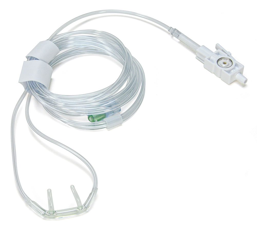 Nasal CO2 Sampling Cannula, Adult, 10/bx