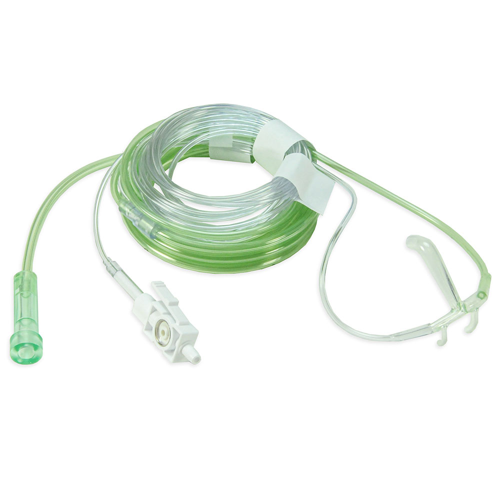 Oral/ Nasal CO2 with O2 Cannula, Adult, 10/bx