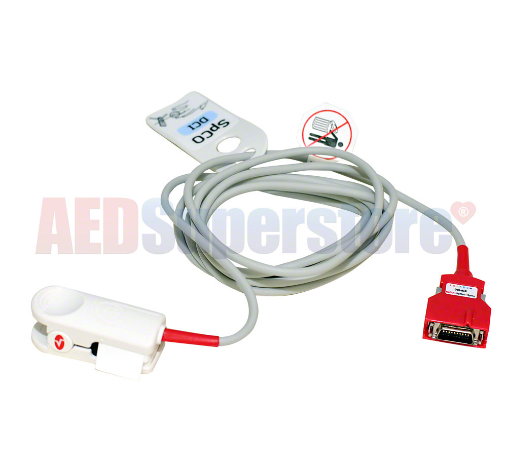 Patient Cable, Rainbow, 4in, Reusable, 2 Piece, For SpO2/SpCO/X-Series SPMet (Connects to Single X-Series use Sensors)
