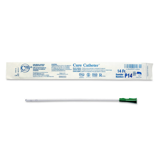 Catheter, Pediatric, Uncoated, Single-Use, 10", Straight Tip, 14FR, 30/bx, 10 bx/cs (Continental US Only)