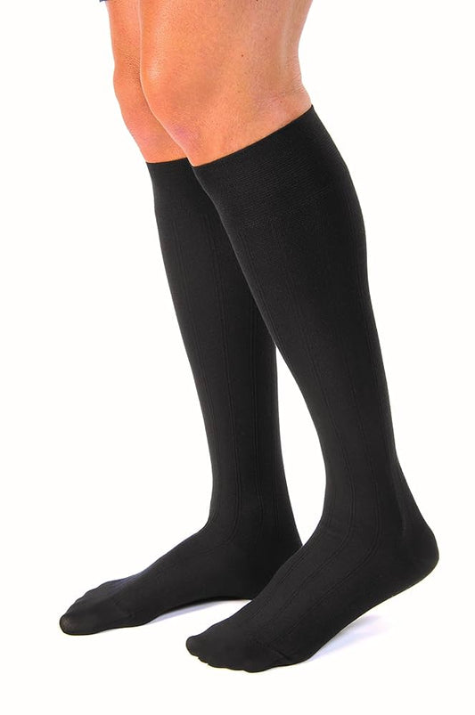 Sock, Knee High, 30-40 mmHG, Closed Toe, Black, Medium (Continental US Only)