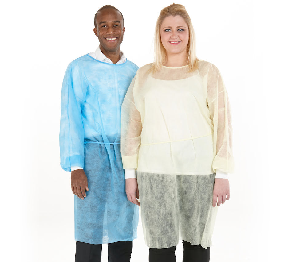 Form-Fit Isolation Gown, Bright Blue, Regular, 12/bg (Not Available for sale into Canada)