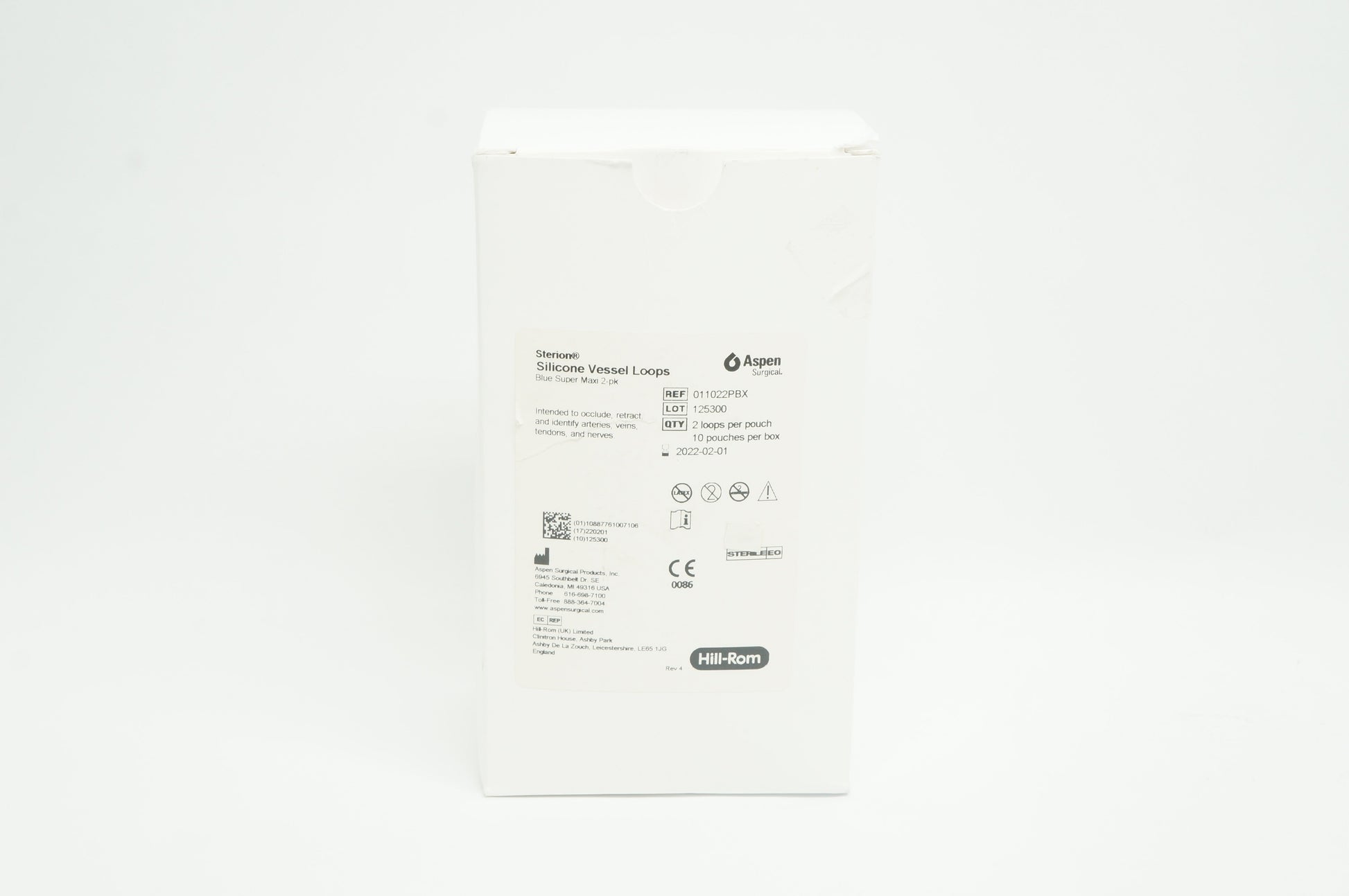 Vessel Loop, Blue, Supermaxi, 1.3mm x 559mm, Sterile, 2/pk, 10 pk/bx (US Only) (Not Available For Sale into Canada)