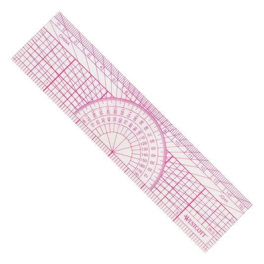 Westcott Goniometer Quick Angle Protractor, 7in, 12/bx