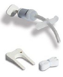 Trach Tube, Pediatric, Uncuffed, Flextend Plus, V Neck Flange, 6.0mm ID x 8.7mm OD x 56mm L (US Only) (Item on Manufacturer Backorder - Inventory Limited when Available)
