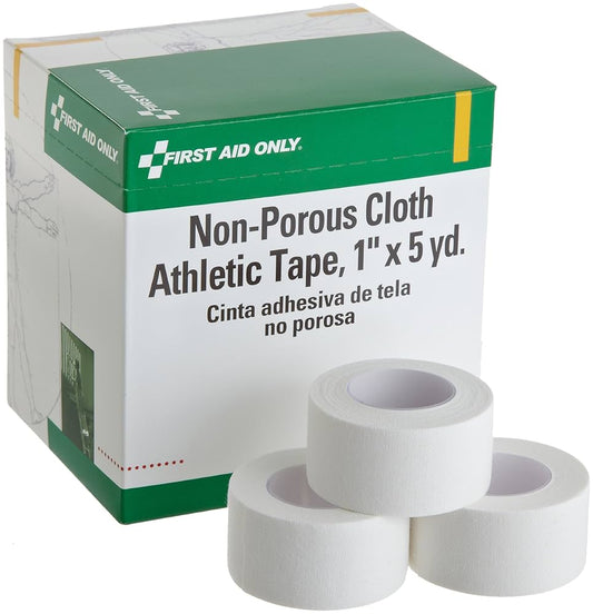 Cloth Athletic First Aid Tape, 1"x5yd, 10/bx (DROP SHIP ONLY - $150 Minimum Order)