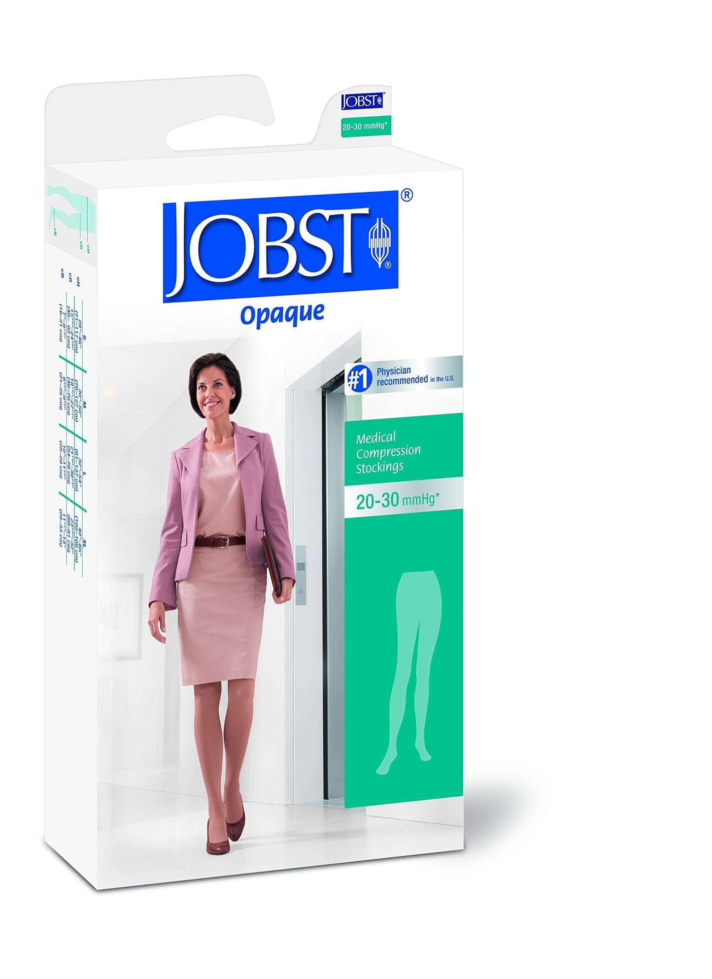 Compression Hose, Waist High, 20-30 mmHG, Closed Toe, Midnight Navy, X-Large (Continental US Only)
