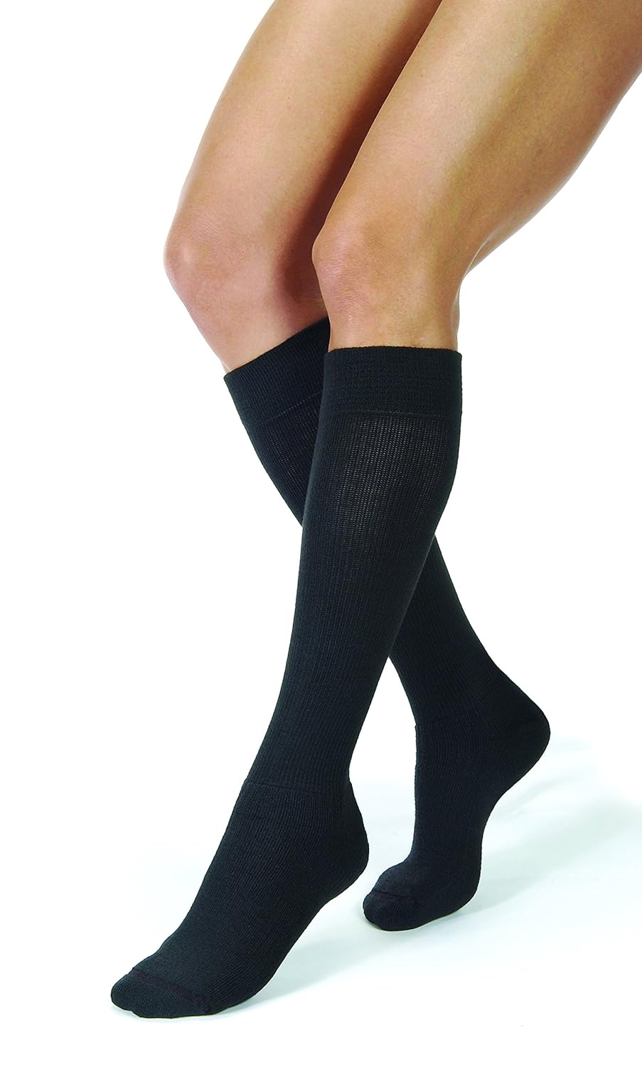 Compression Sock, Knee High, 30-40 mmHG, Closed Toe, Cool Black, X-Large, Full Calf (Continental US Only)
