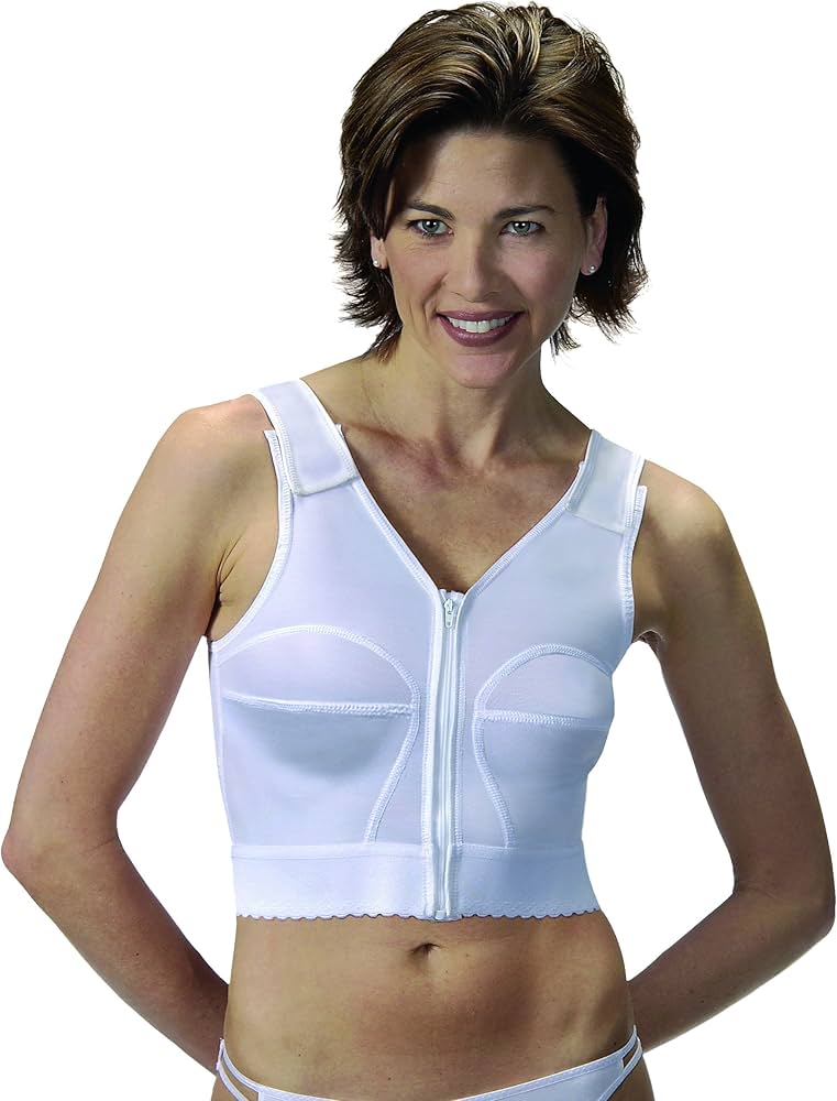 Vest with Cups, Left, White, Size 5 (Continental US Only)