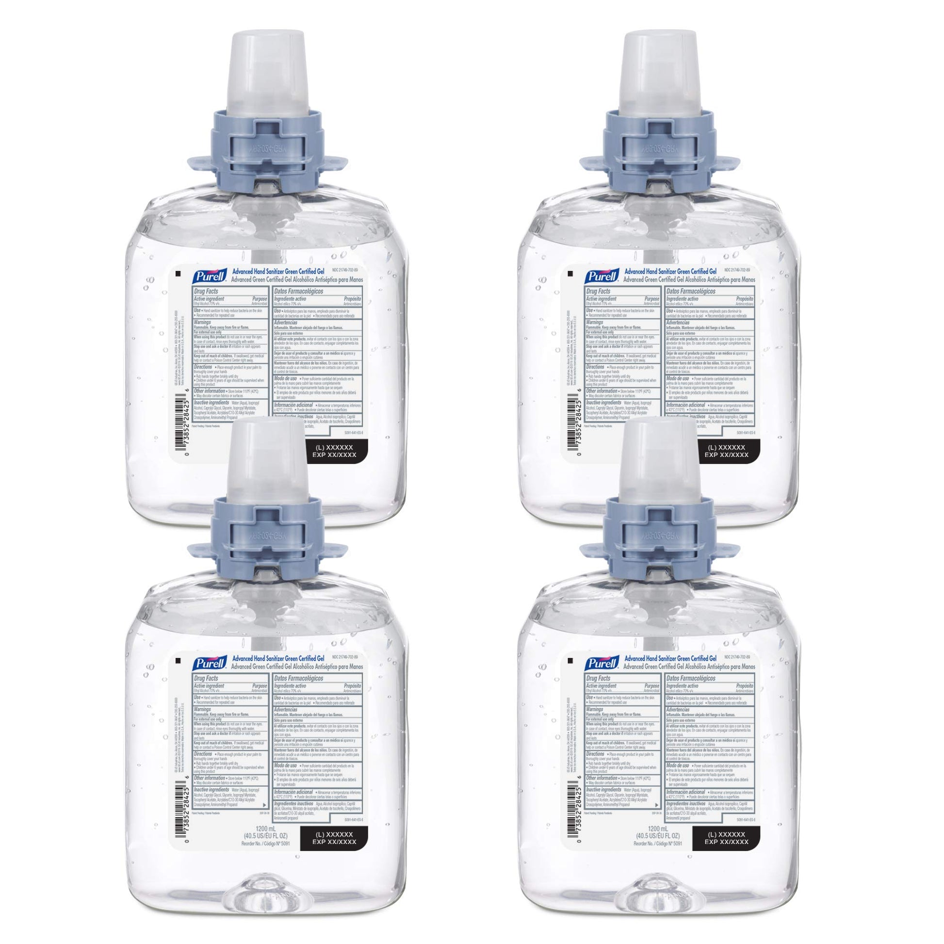 FMX Hand Sanitizer, Gel, 1200mL, 4/cs (Item is considered HAZMAT and cannot ship via Air or to AK, GU, HI, MP, PR, VI)