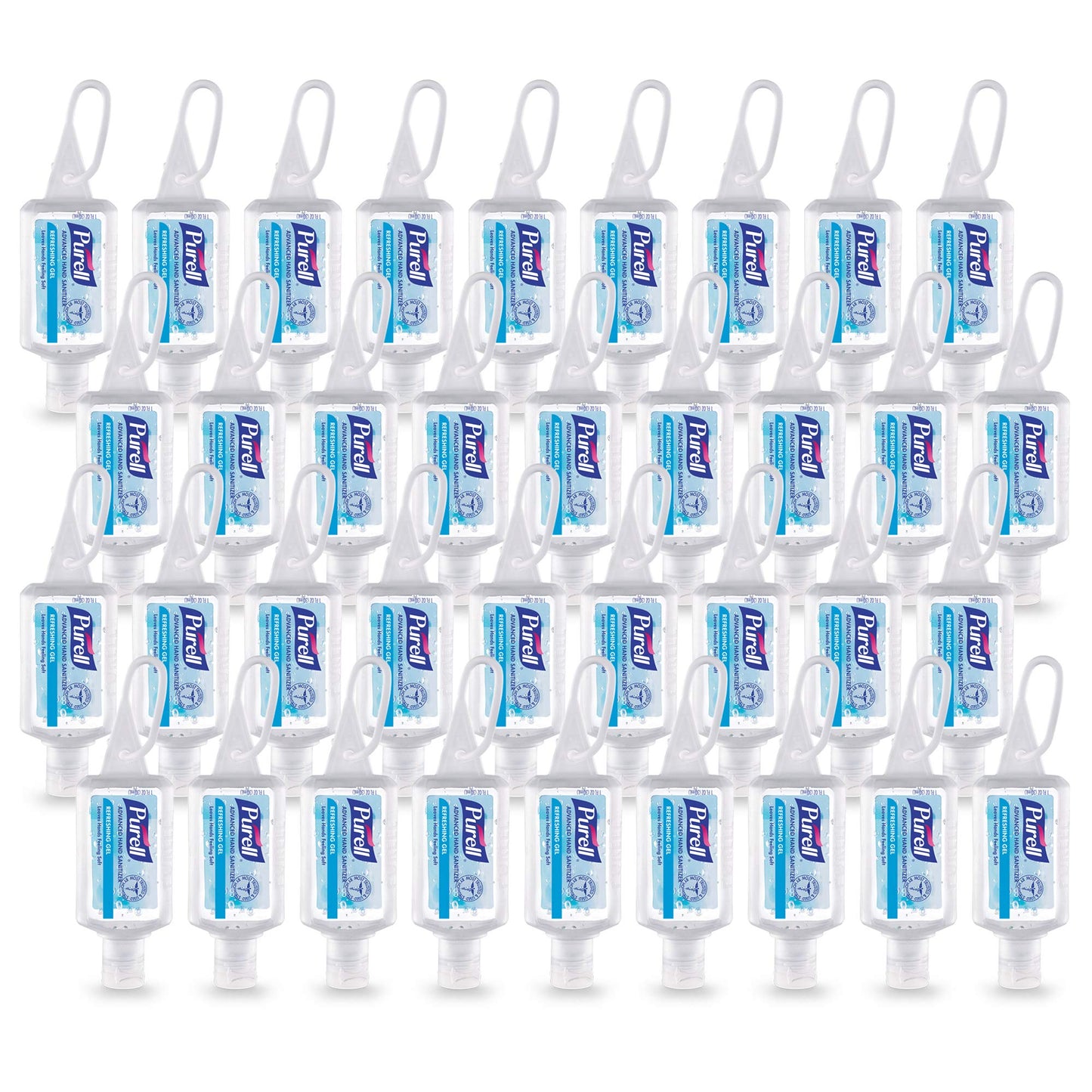 Instant Hand Sanitizer, 1 fl oz Bottle, Jelly Wrap Carrier, Refreshing Gel, 36/cs (Item is considered HAZMAT and cannot ship via Air or to AK, GU, HI, MP, PR, VI)