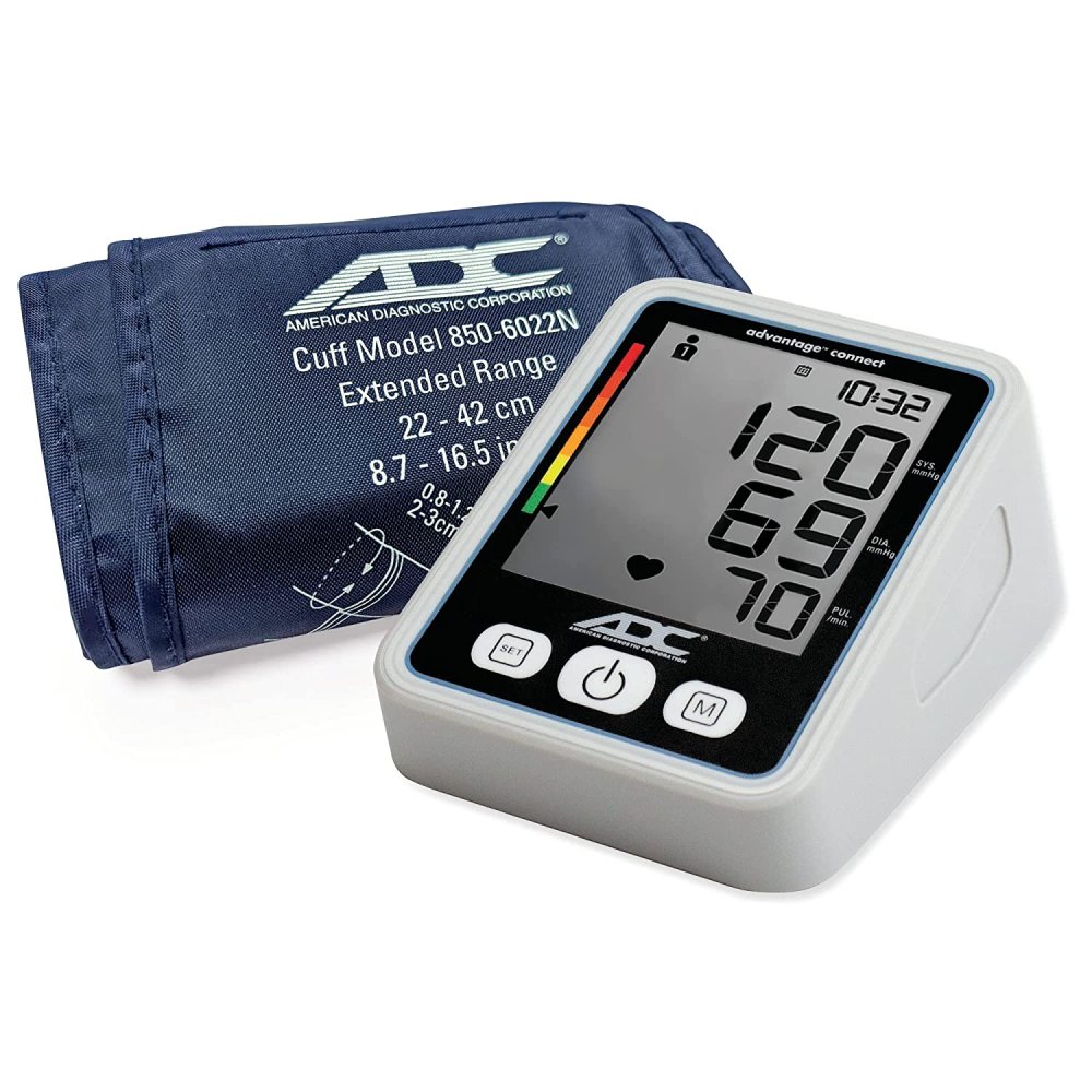 Automatic, Soft Wide Range, Adult, Navy, Latex Free